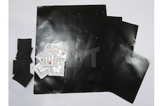 Samolepka na opravu plachty černá set HPLAST/CZA/SET