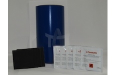 Samolepka na opravu plachty modrá HPLAST/N/R22