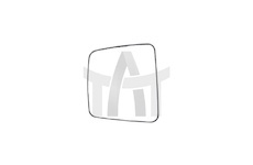 Sklo zrcátka, širokoúhlé zpětné zrcátko  