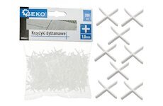 Spárovací křížky 1mm 200ks GEKO G00444-1