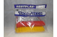 Spirálová pneumatická hadice M16 červená + žlutá SERTPLAS F3128HSKSK16X