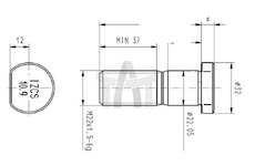 Šroub kola CSY AZME-0014