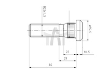 Šroub kola CSY AZRE-0026
