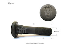 Šroub kola DAF M22x1.5x94x44mm TAT