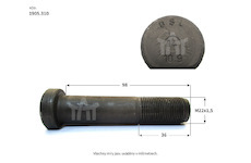 Šroub kola MAN/MB M22x1.5x98x36mm TAT