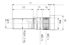 Šroub kola RVI M22X1.5X79 délka závitu 40mm CSY AZRE-0001