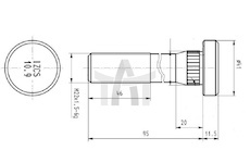 Šroub kola SAMPA 051.234