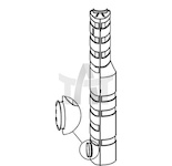 Střední tlumič výfuku DINEX DIN80454