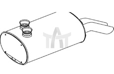 Střední-/zadní tlumič výfuku DINEX DIN69327