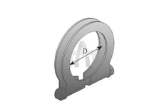 Svěrná objímka - výfukový systém DINEX DIN28865