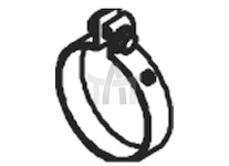 Svěrná objímka - výfukový systém DINEX DIN49916