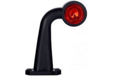 Světlo poziční - tykadlo dlouhé zahnuté LED, 12/24V, 45cm kábel, HORPOL, levé