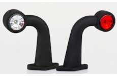 Světlo poziční - tykadlo dlouhé zahnutéSvětlo poziční - tykadlo dlouhé zkosené, LED, gumové, FRISTOM