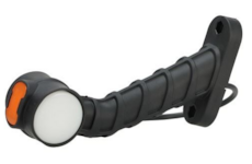 Světlo poziční - tykadlo dlouhé zkosené LED, 12/24V, 24cm kábel, WAS, levé