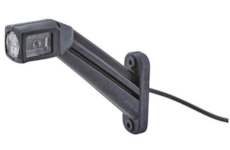 Světlo poziční - tykadlo dlouhé zkosené LED, 12/24V, 50cm kábel, HELLA, pravé