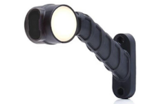Světlo poziční - tykadlo dlouhé zkosené LED, 12/24V, WAS, pravé