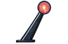 Světlo poziční - tykadlo dlouhé zkosené LED, WAS, levé