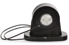 Světlo poziční - tykadlo krátké dvoubarevné LED, 12/24V, 33cm kábel, WAS, levé