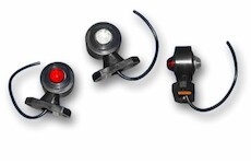 Světlo poziční - tykadlo krátké rovné LED, 12/24V, 45cm kábel, HORPOL, levé/pravé