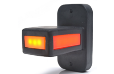 Světlo poziční - tykadlo krátké rovné LED, 12/24V, s bočním LED, WAS