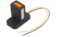 Světlo poziční - tykadlo krátké rovné LED, 12/24V, WAS