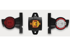 Světlo poziční - tykadlo krátké rovné LED, 50cm kábel, FRISTOM, levé