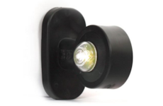 Světlo poziční - tykadlo krátké rovné LED, dvoubarevné, 12/24V, 32cm kábel, WAS, levé