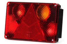 Světlomet zadní multifunkční pravý, WAS