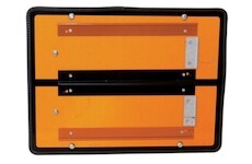 Tabulka ADR sklopná 400x300 včetně držáku