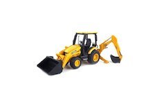 Traktor JCB MIDI CX s předním nakladačem a zadním bagrem 02427 BRUDER BO-02427