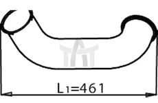 Výfuková trubka DINEX DIN22175