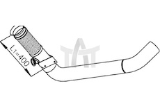 Výfuková trubka DINEX DIN28136