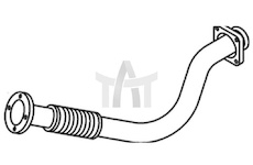 Výfuková trubka DINEX DIN28180