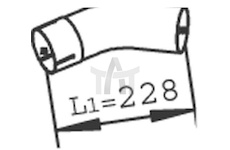 Výfuková trubka DINEX DIN28753