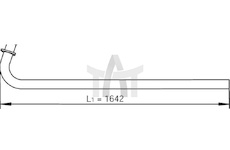 Výfuková trubka DINEX DIN47107