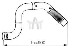 Výfuková trubka DINEX DIN53138