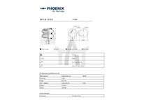 Vzduchová pružina, pneumatické pérování, nápravy PHOENIX SP 2 B 12 R-5