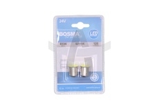Žárovka 12/24V LED BA15S 1xSMD 6000K bílá BOSMA 7336 