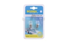 Žárovka 12V LED BA9S 1xLED bílá BOSMA 3912