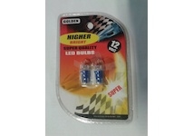 Žárovka 12V LED T10 1xLED modrá GLODEN LT10-1-12BL