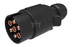 Zástrčka elektrická 7pólová 12V plastová ERICH JAEGER 201212